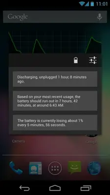 Battery Graph Widget android App screenshot 0