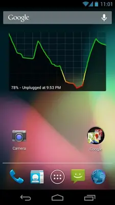 Battery Graph Widget android App screenshot 1