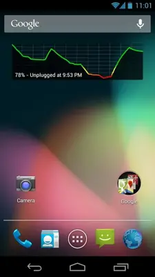 Battery Graph Widget android App screenshot 2